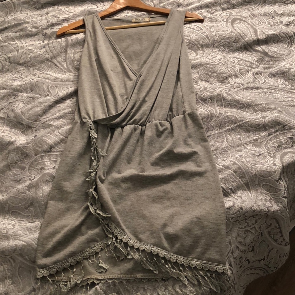 Grey Cotton Dress